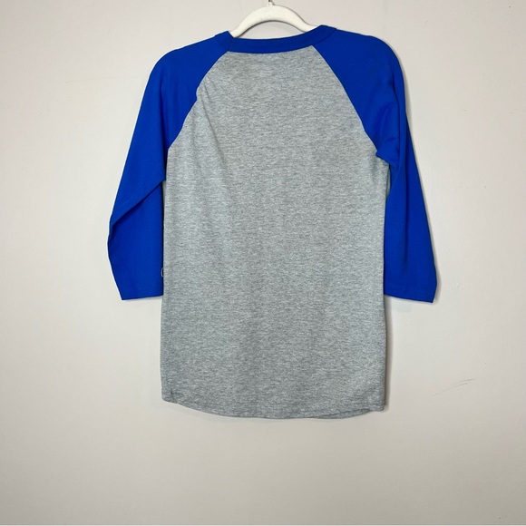 Champion Men's Raglan Baseball T Shirt 3/4 Sleeve Logo Patch Casual Athletic S - Picture 4 of 9